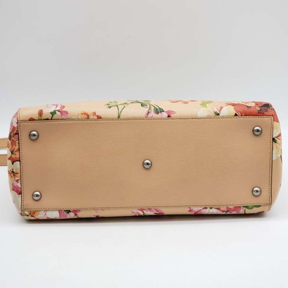 100% Authentic Gucci GG Bloom Bamboo Handle Shoulder/Hand Bag - Picture 11 of 16
